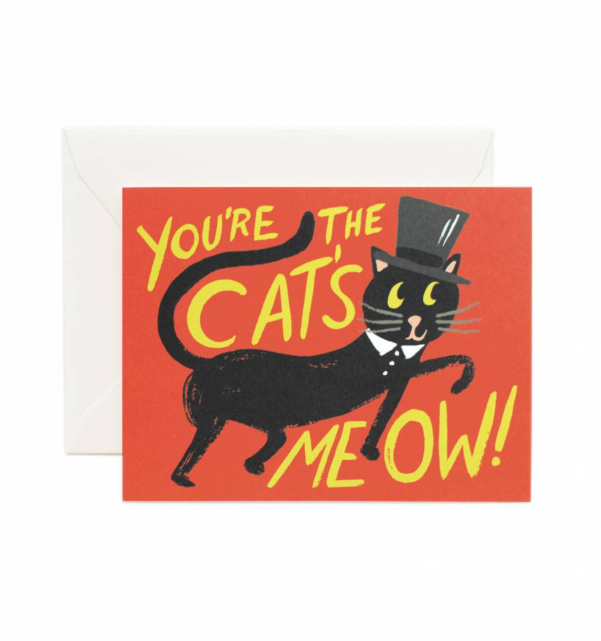 You're The Cats Meow Single Greeting Card